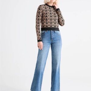 Stylish Wide Leg Women's Jeans